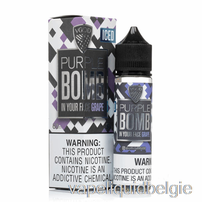 Vape Vloeistof Ijskoude Paarse Bom - Vgod E-vloeistof - 60ml 0mg